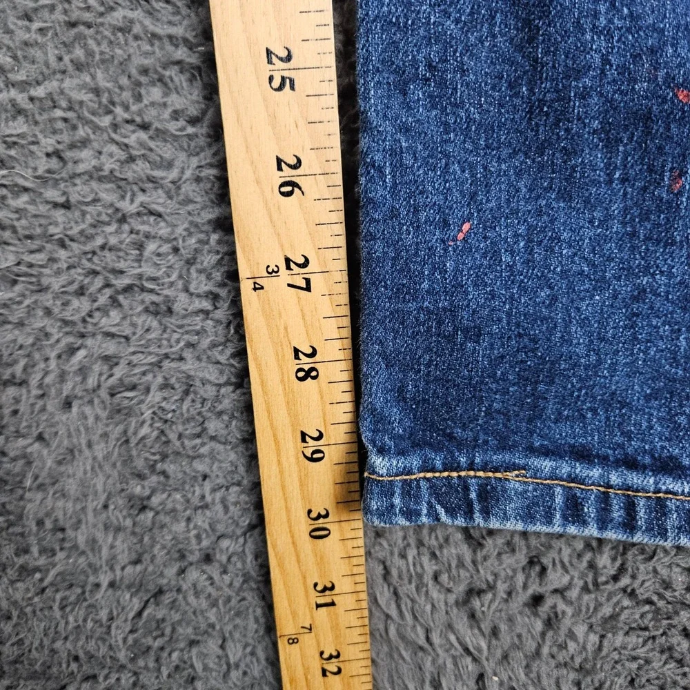 Levi's 505 Jeans Slim Fit‎ Straight Leg Blue Denim Women's Size 7 M